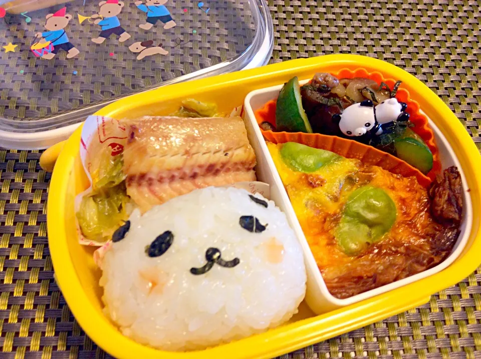 幼稚園弁当 パンダおにぎり弁当|himadekさん