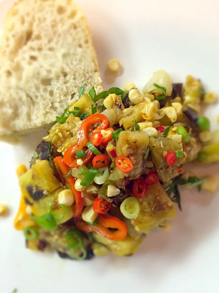 Thai grilled eggplant salad|Ruby1228さん