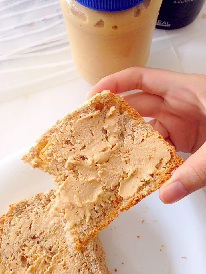 Wholemeal Bread with Peanut Butter|j_さん