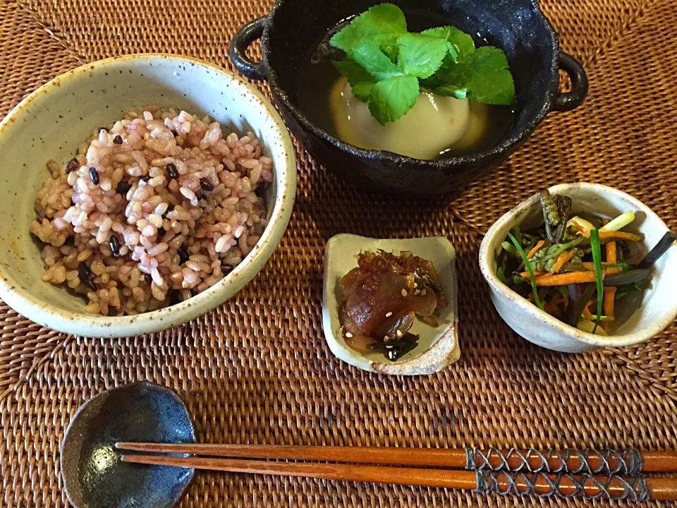 季節の白玉まんじゅうランチ|Yukiさん