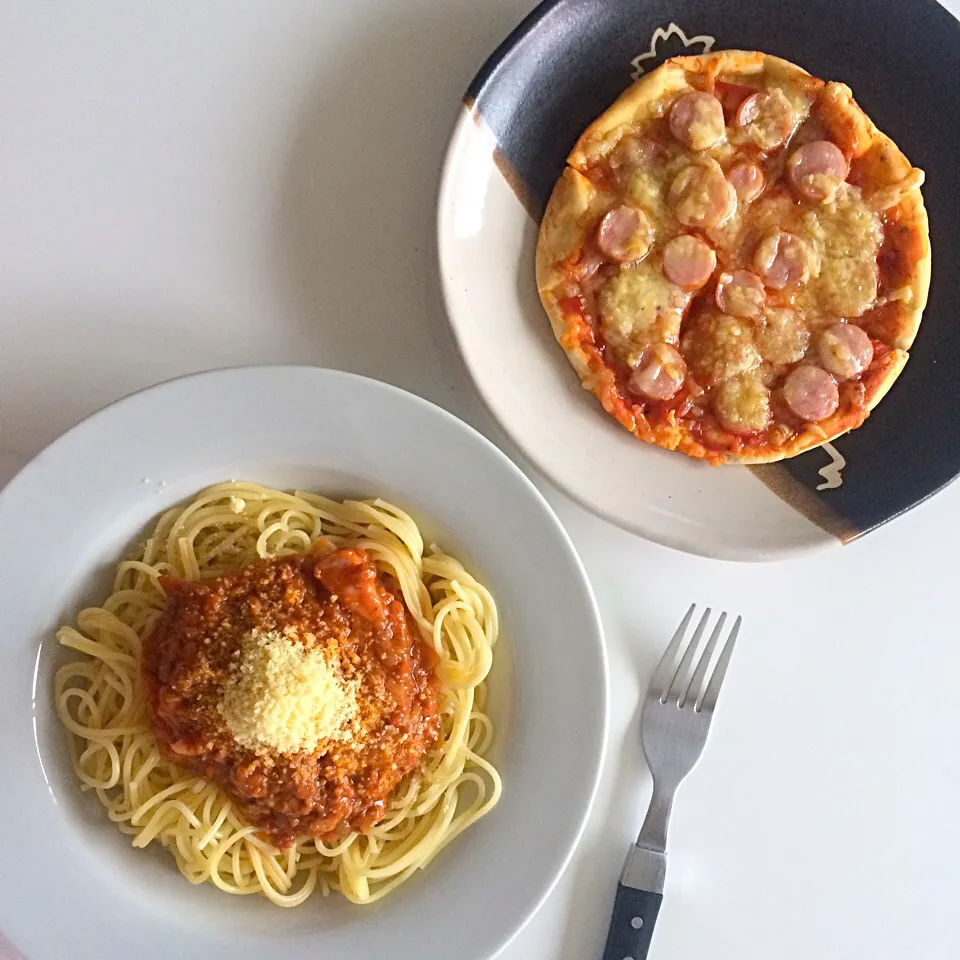 Pasta and pizza ❤️|Hidemi Takashimaさん