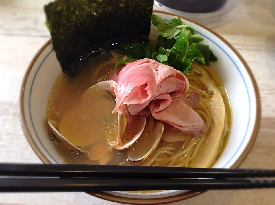 蛤ソバ🍜@四つ葉ラーメン😋|アライさんさん