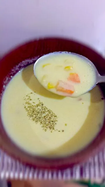 Corn cream soup|laksmi nurul ismiraさん