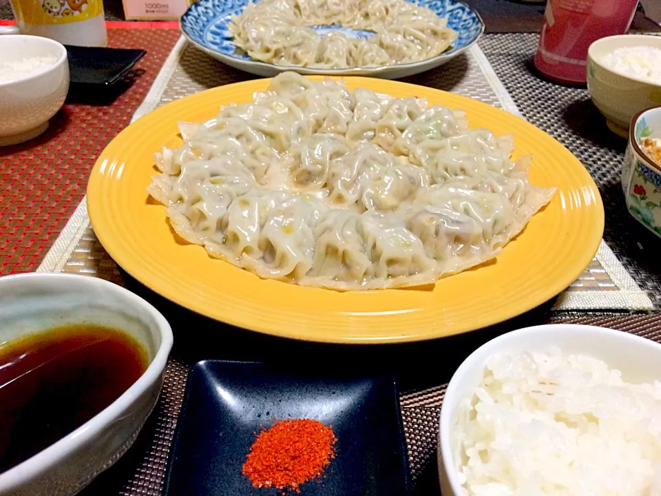 ハイブリッドガーリック！で旬の筍たっぷりの餃子 ニラを使わないから明日は臭わない😁|佐野未起さん