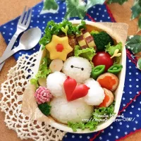 Snapdishの料理写真:ベイマックスより愛を込めて♡弁当