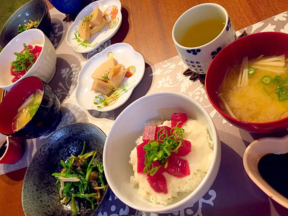 マグロとろろ丼(*＾＾*)♡|Satoming* ੈ✩‧₊˚さん