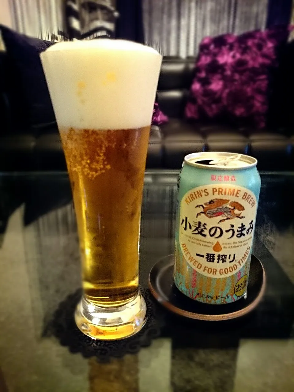 今夜は久し振りのビールで (=ﾟωﾟ)ﾉC□☆□Dヽ(ﾟωﾟ=)カンパーイ!|yokoさん