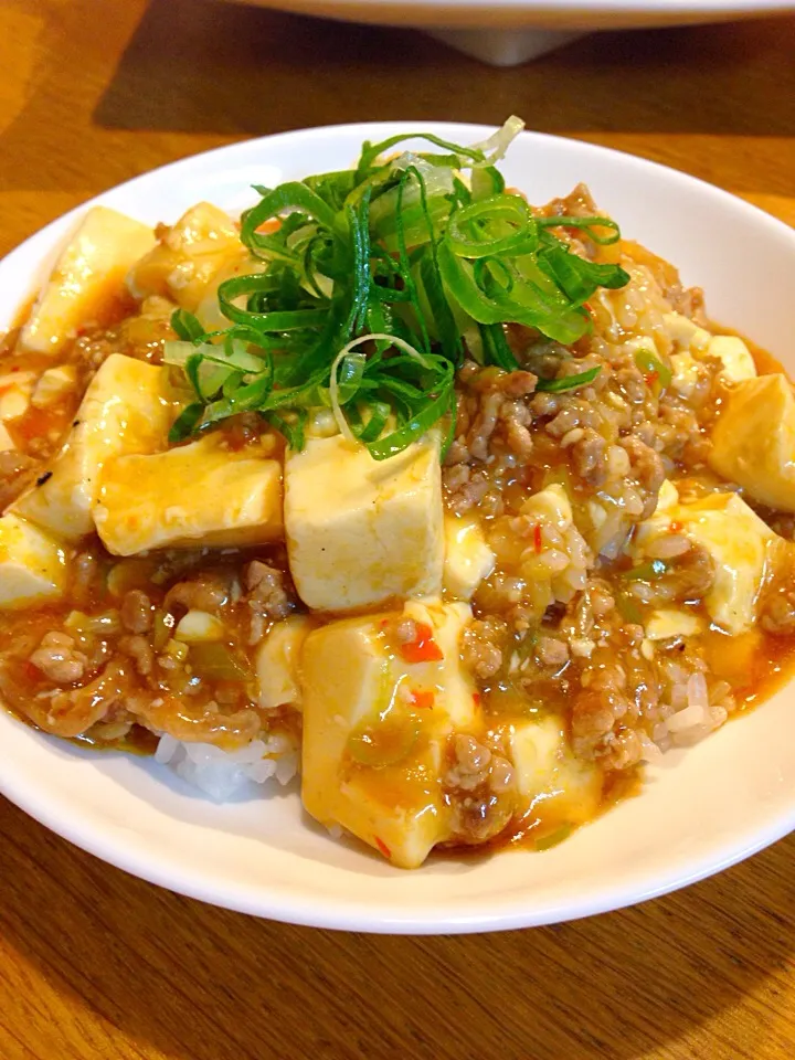 忙しい時の麻婆豆腐丼|まつださんさん