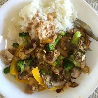 Snapdishの料理写真:Chicken stir fry 4/22|Didi Duangさん