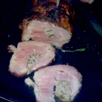 Snapdishの料理写真:stuffed pork shoulder|Tsepi Nqokoさん