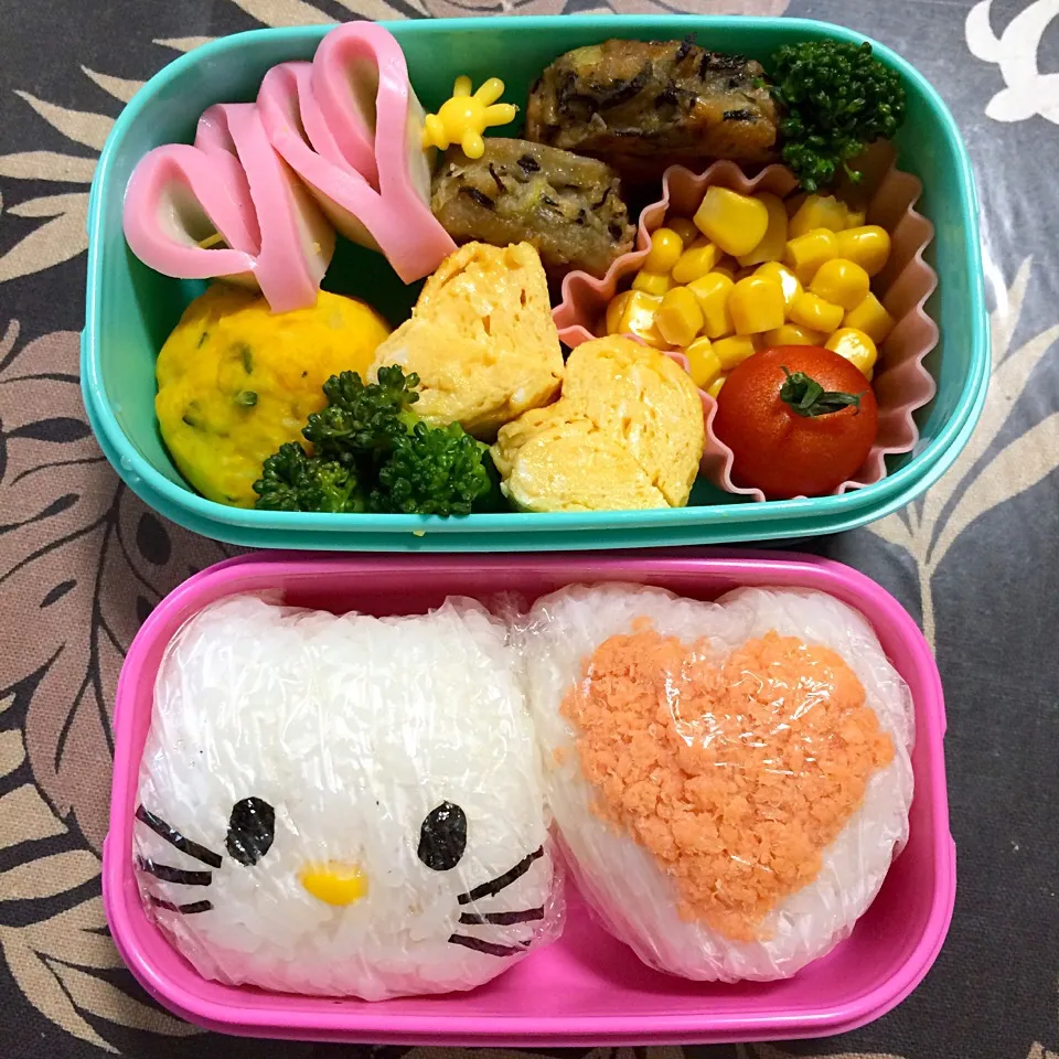 キティもどきなお弁当♡|かずみさん