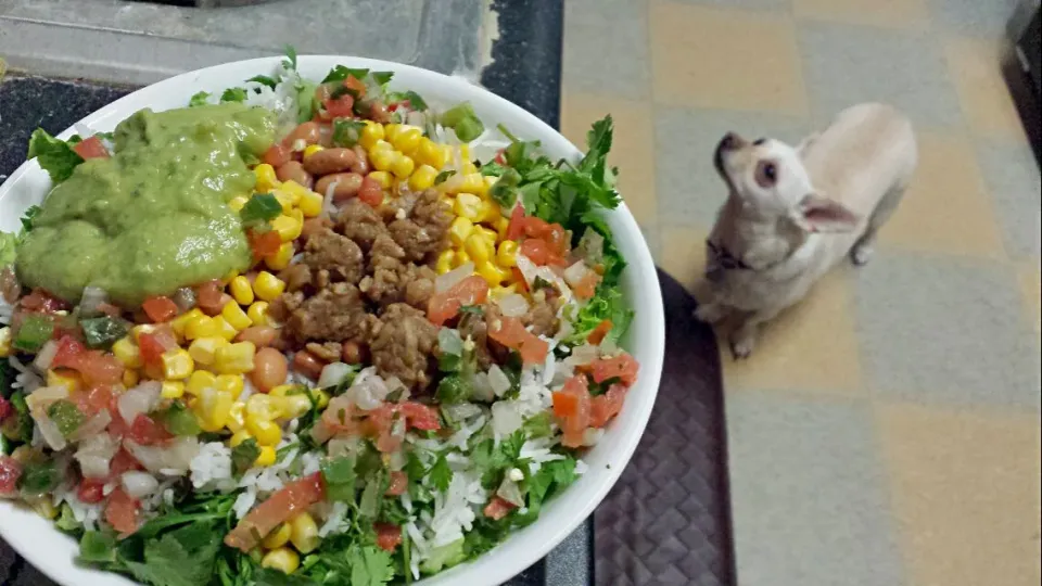 Homemade Vegan Chipotle Burrito Bowl!|Roxxi Liさん