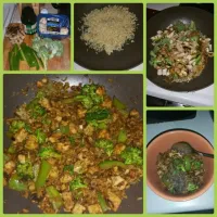 Snapdishの料理写真:#stirfry veggies, grilled chicken, mushrooms, soy sauce, spices|Kellea Tibbsさん