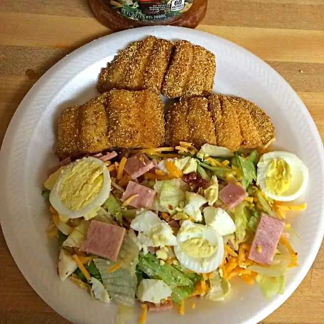 #Quick and easy Craving Crusher Fried Catfish #Fish & #Salad #Eggs|Alisha GodsglamGirl Matthewsさん