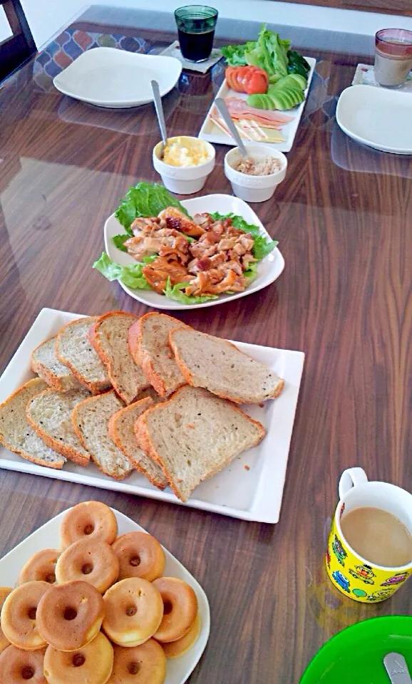 Snapdishの料理写真:サンドイッチlunch♡|Akikoさん