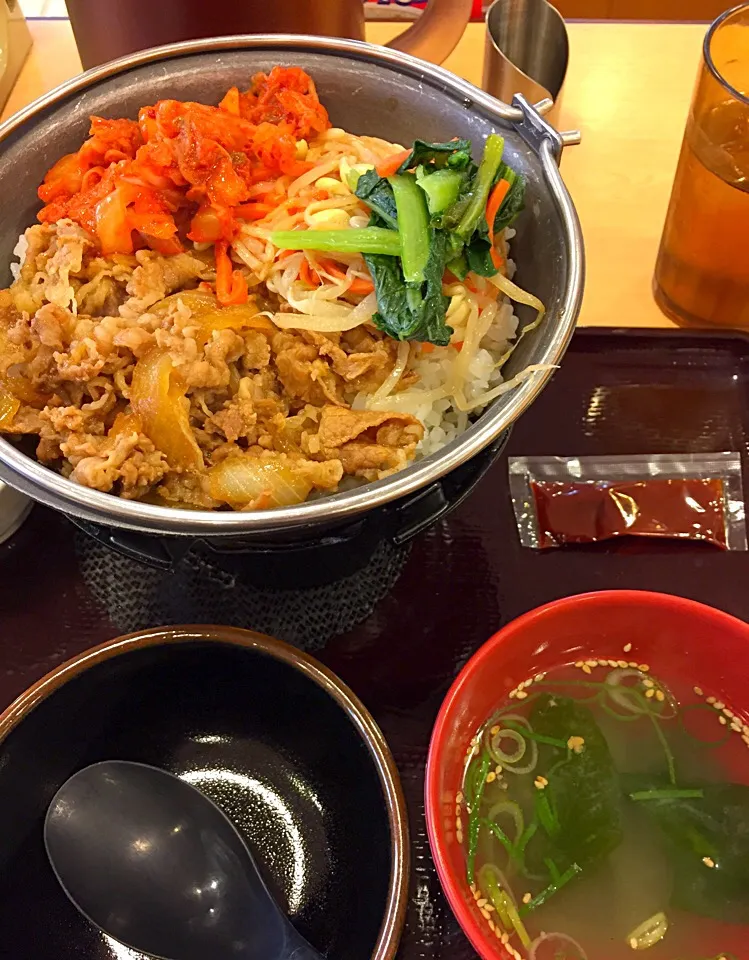 鍋焼ビビンバ定食|るみおんさん