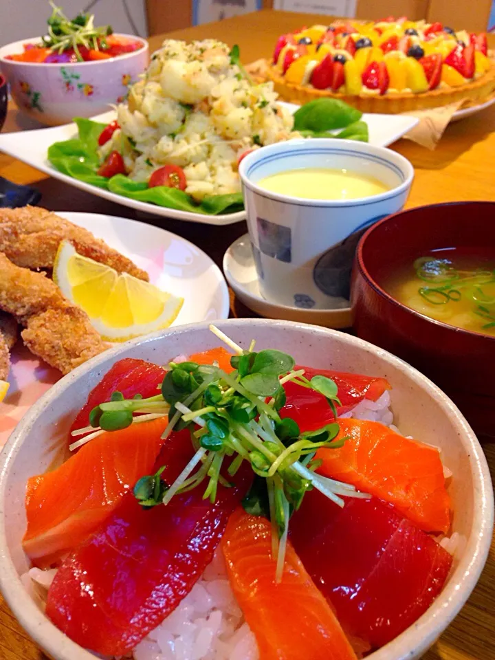 Snapdishの料理写真:息子14歳お誕生日🎂|まつださんさん