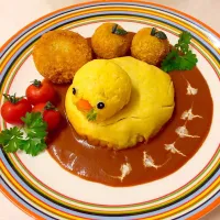 Snapdishの料理写真:ひよこオムライス