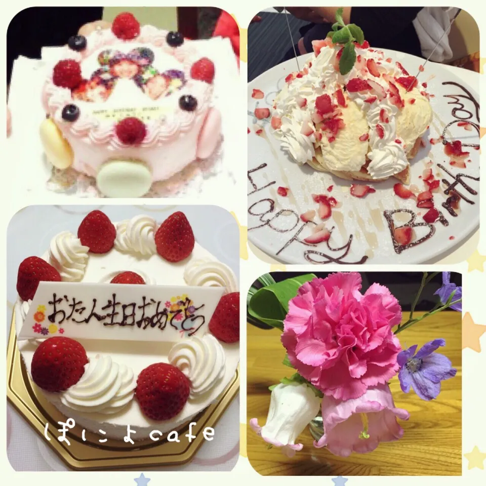 Snapdishの料理写真:My birthday♡|ぽにょ☆さん