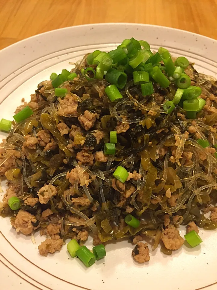 まるまさんの料理 春雨入り高菜炒め|こずえ⑅◡̈*さん