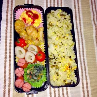 Snapdishの料理写真:旦那弁当【4/24】|みふさん