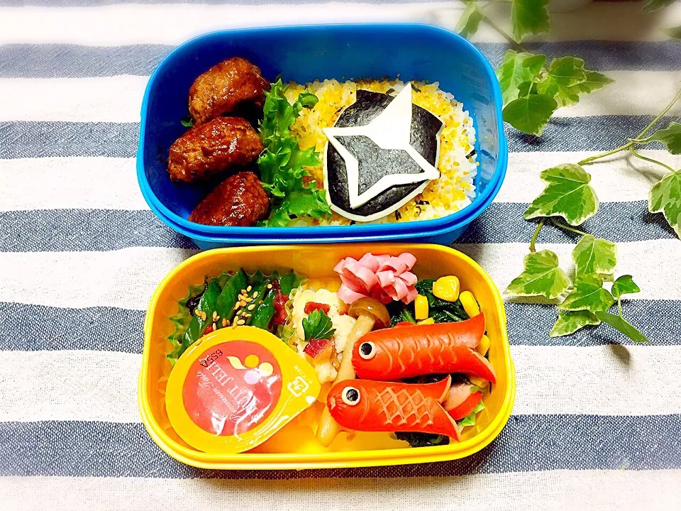 アオニンジャー⭐️こどもの日弁当|あこさん