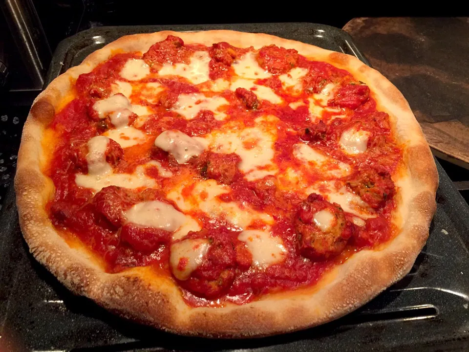 Pizza con Polpette Ischitane|Massimoさん