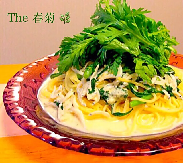 Kentaro Kayamaさんの料理        今日のまかない「THE 春菊🌿」|くうちゃんさん
