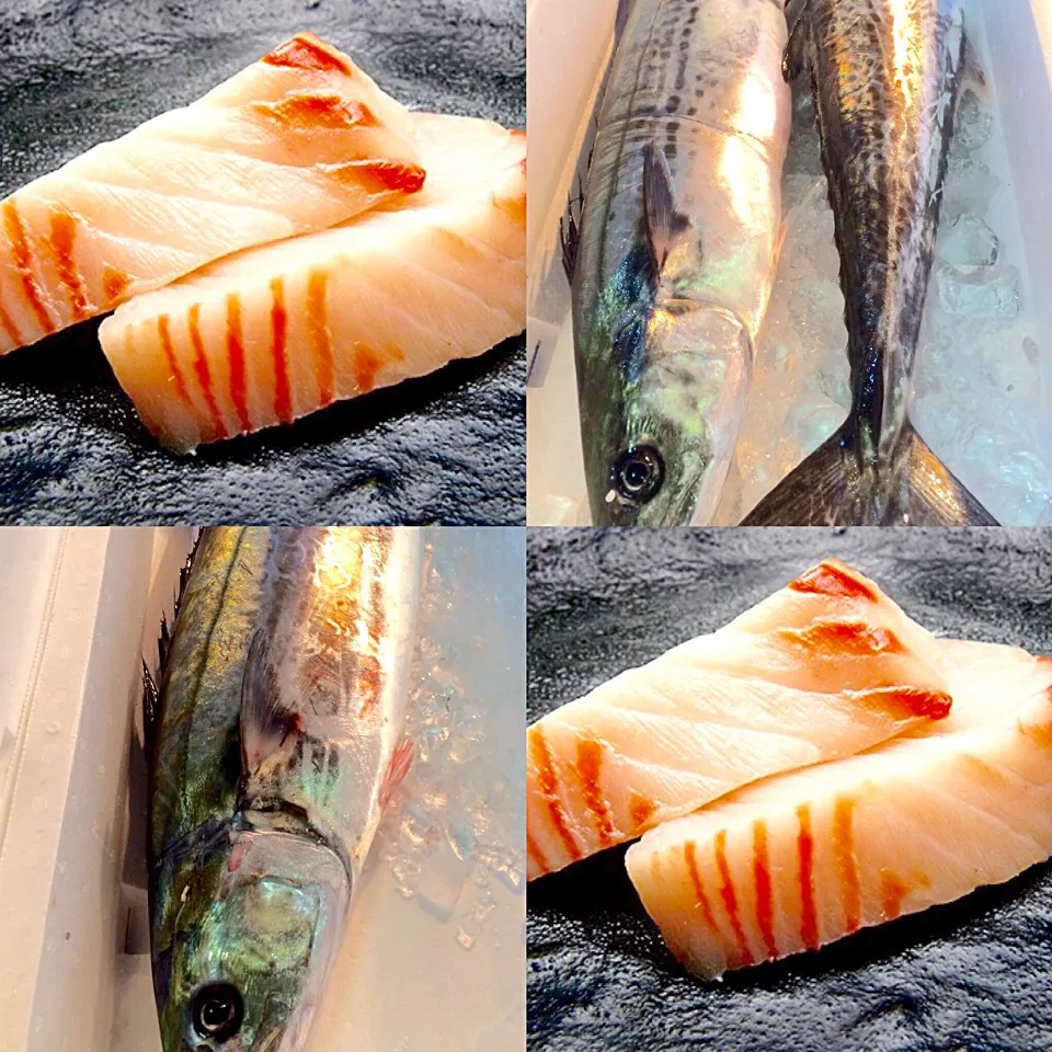 Snapdishの料理写真:サワラの刺身(^^)👍🏻|Toru Satoさん