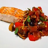 Salmon with Ratatouille|Liz Ewingさん