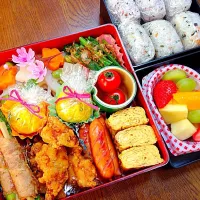 彼とのウキウキ♡お花見弁当|mayuさん