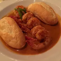 Snapdishの料理写真:New Orleans style BBQ shrimp from Le Creole|Elise Templetさん