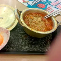 Snapdishの料理写真:ramyun original 
mujigae in indonesia
#mujigae#Food stand/Truck #Masakan Korea #Korean cuisine|desiさん