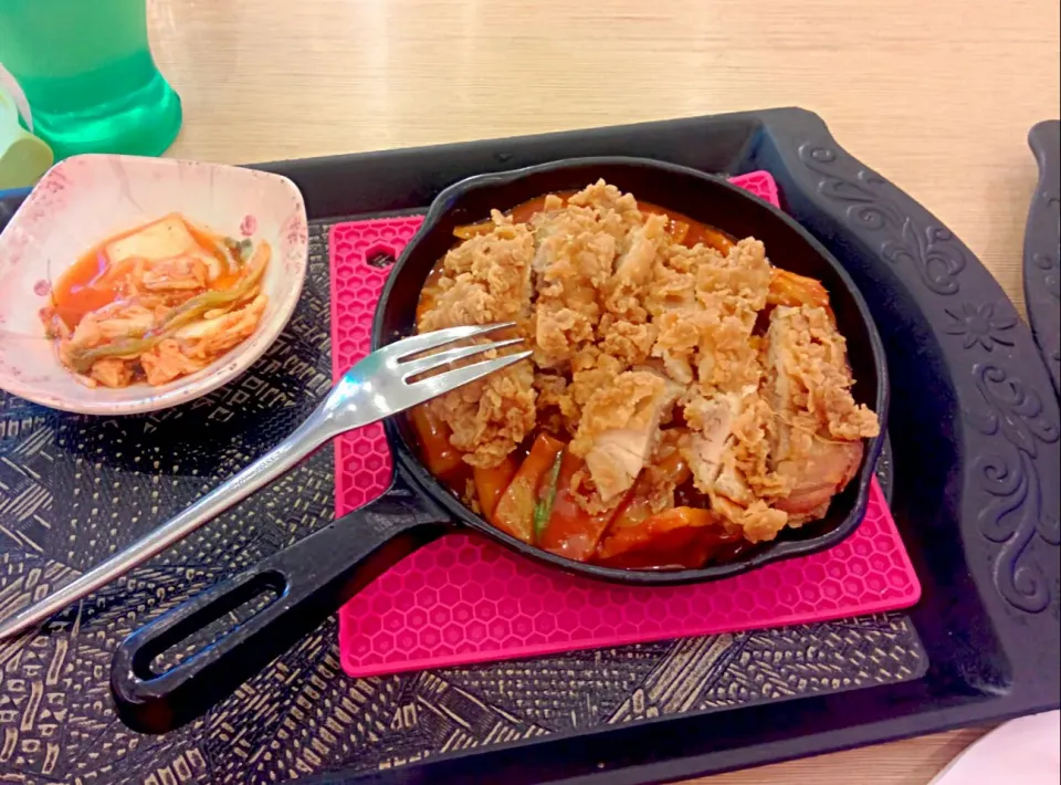 toppoki chicken katsu indonesia
mujigae 
#Food stand/Truck #Chicken #Korean cuisine #Masakan Korea #toppoki #Masakan Indonesia|desiさん