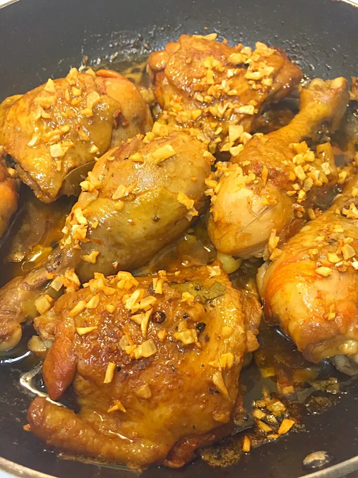 Chicken adobo with nato|Janeさん