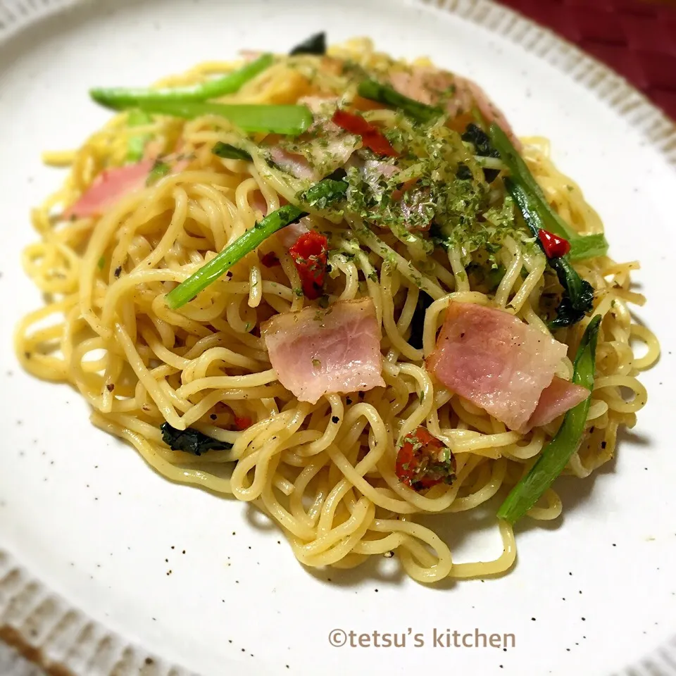 オヤジ特製の塩焼きそばだよ♪😋|TETSU♪😋さん