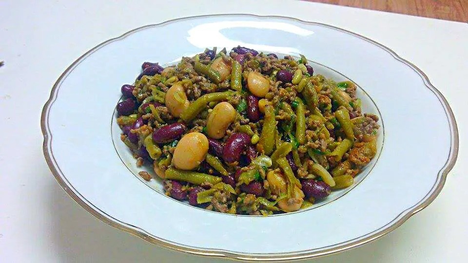 Mixed Bean Salad with curry & minced Meat|Team237さん