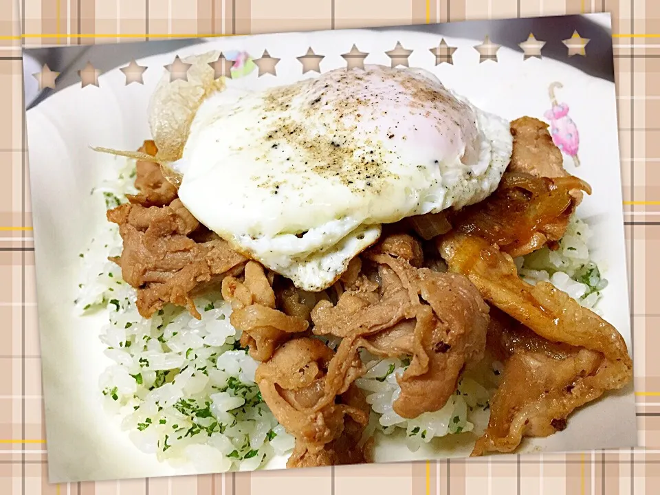 今日も早出😅  お昼に食べてね〜洋風肉丼…⁉️|Hiroko Suzukiさん