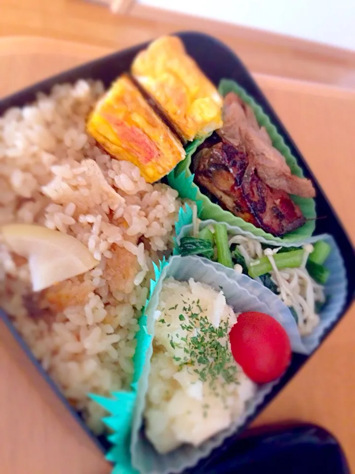 筍のご飯弁当|くま子さん