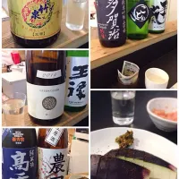 Snapdishの料理写真:日本酒呑みくらべ