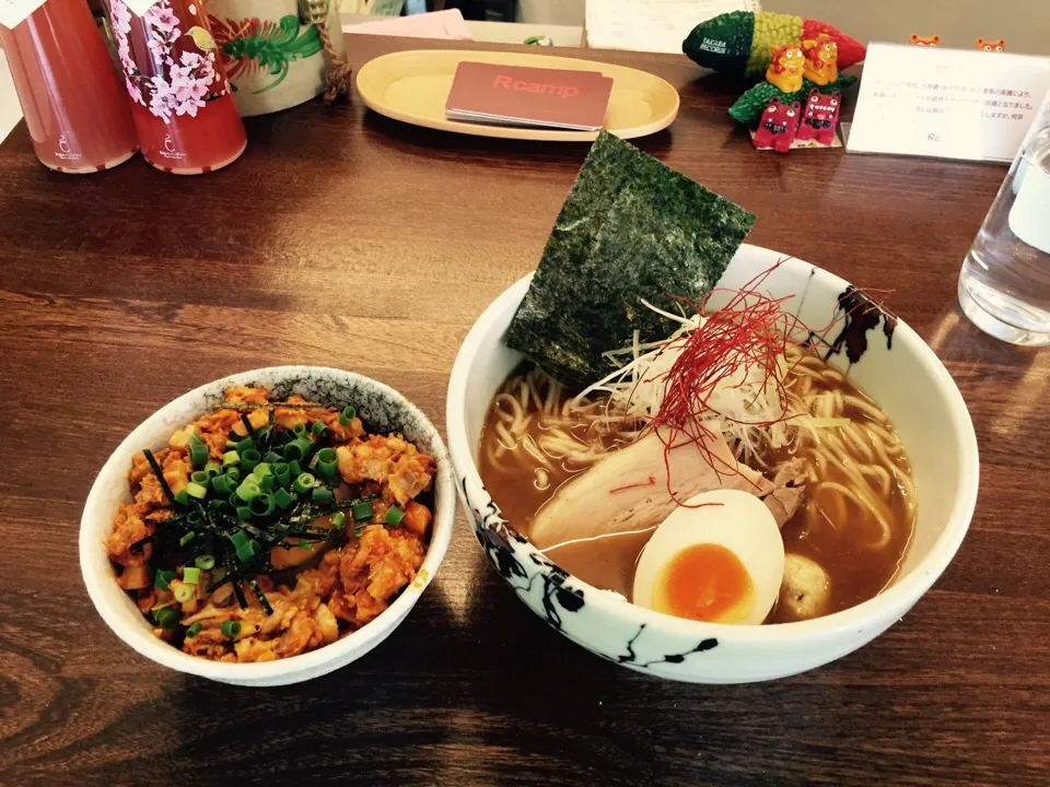 白湯煮干ラーメン＋ミニ辛味噌丼|三上 直樹さん