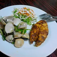 Grilled fish & White Clam Bulbogi sauce with Salad|D' Liciouz Appetit'sさん