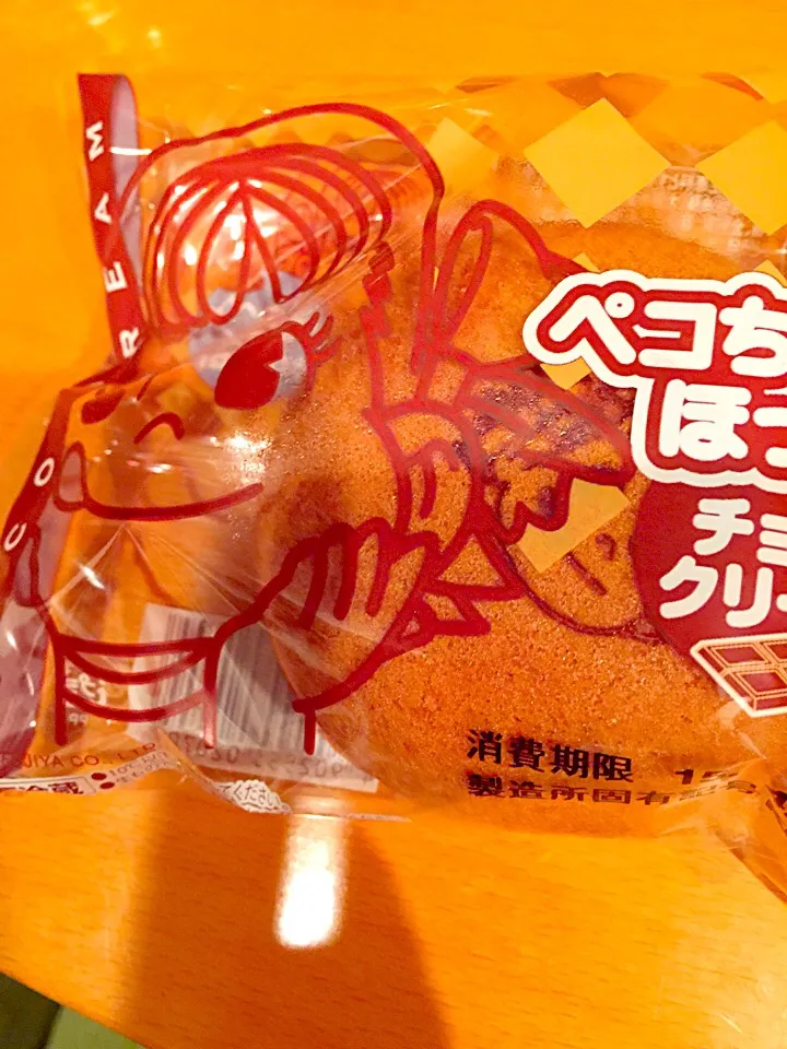 Snapdishの料理写真:ペコちゃんのほっぺ 🍫チョコクリーム|ch＊K*∀o(^^*)♪さん