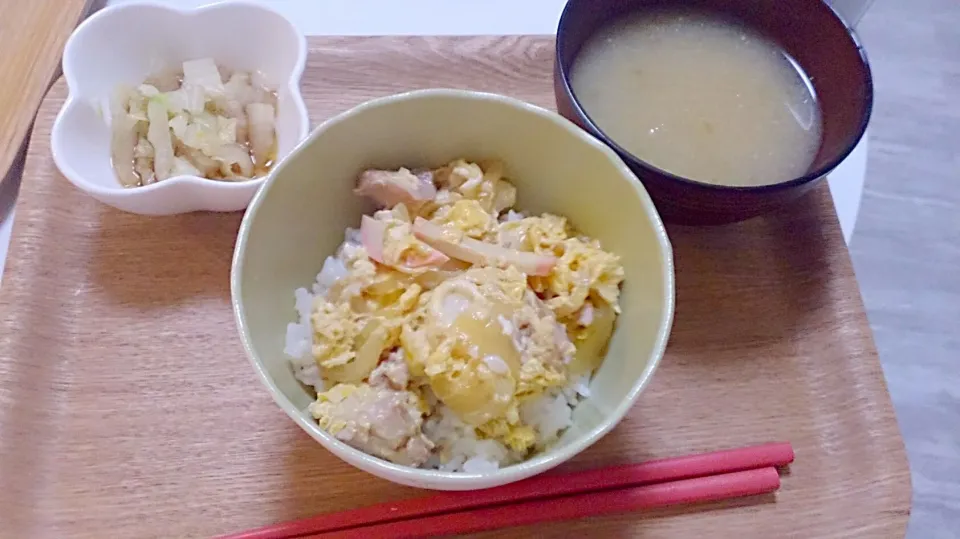 かまぼこ入り親子丼|みづいさん