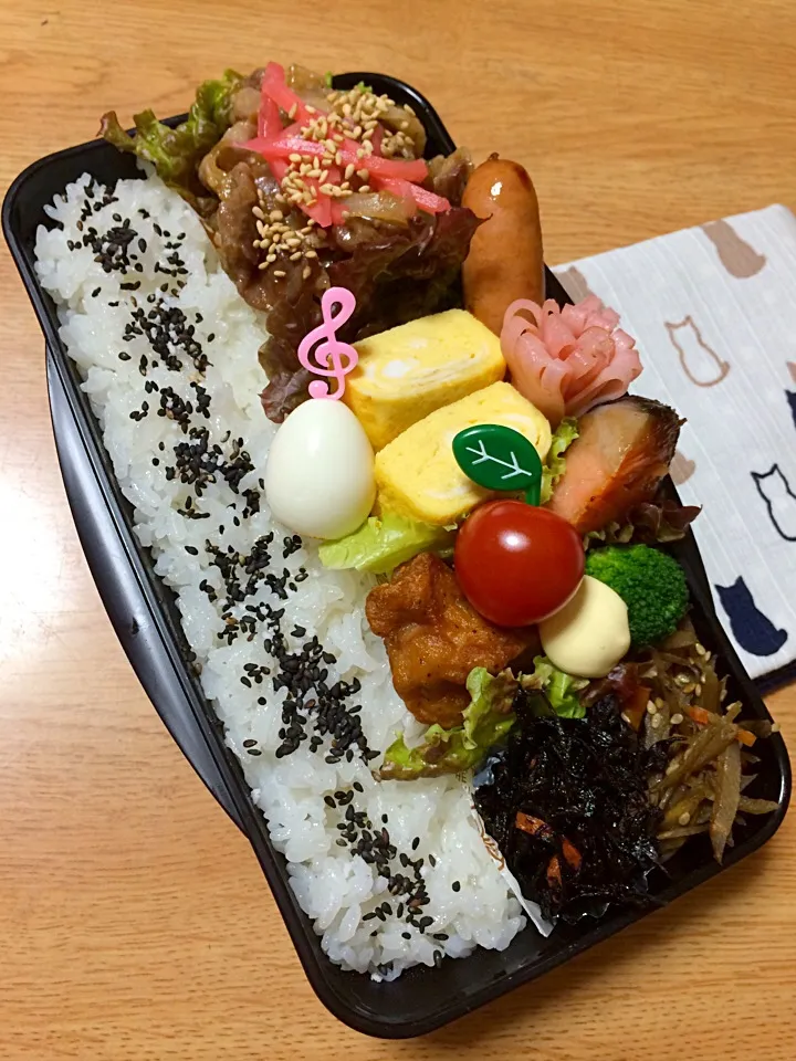 Snapdishの料理写真:旦那さんのお弁当|ゆ◎◯◎☆さん