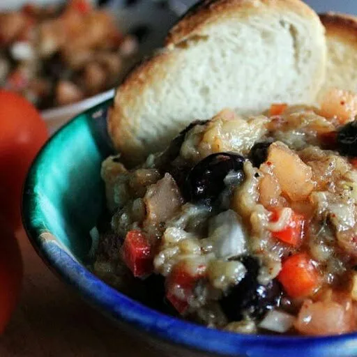 Ensalada de berenjenas asadas #Ensaladas #berenjenas #asados #verduras|maimay71さん