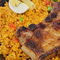 Roasted Pork Belly in Paella Marinara rice
@hashgramapp #food #foodporn #yum #instafood #hashgram #yummy #amazing #instagood #photooftheday #sweet #dinner #lunc|JohnJay Goさん