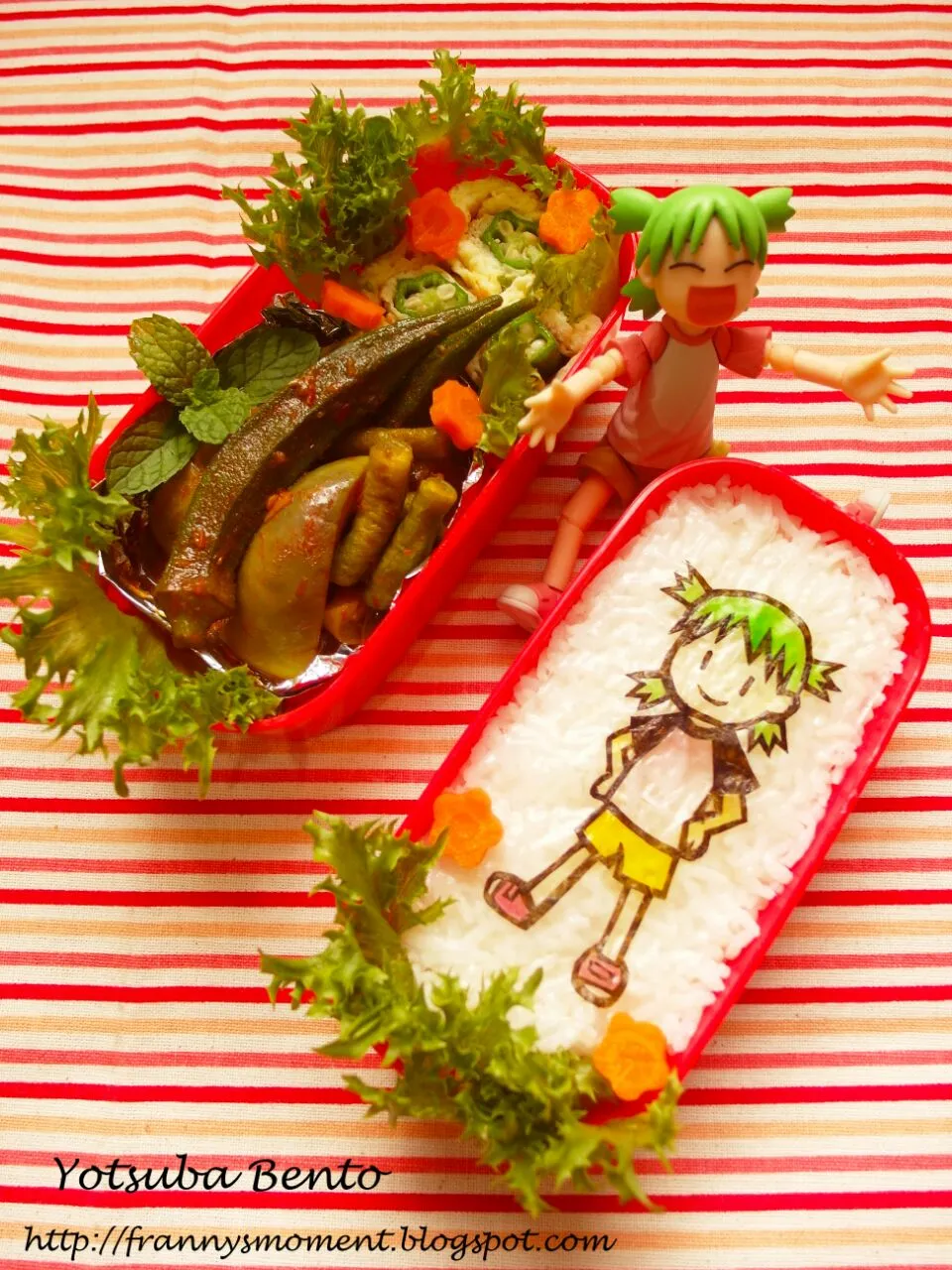 Yotsuba Bento
Asam fish curry & egg roll with ladyfinger|Frannyさん