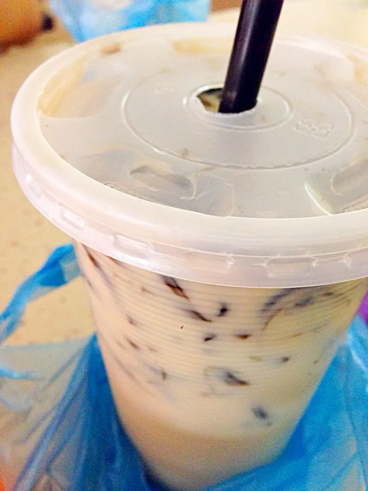 黑白 Soya milk with grass jelly|coxiella24さん