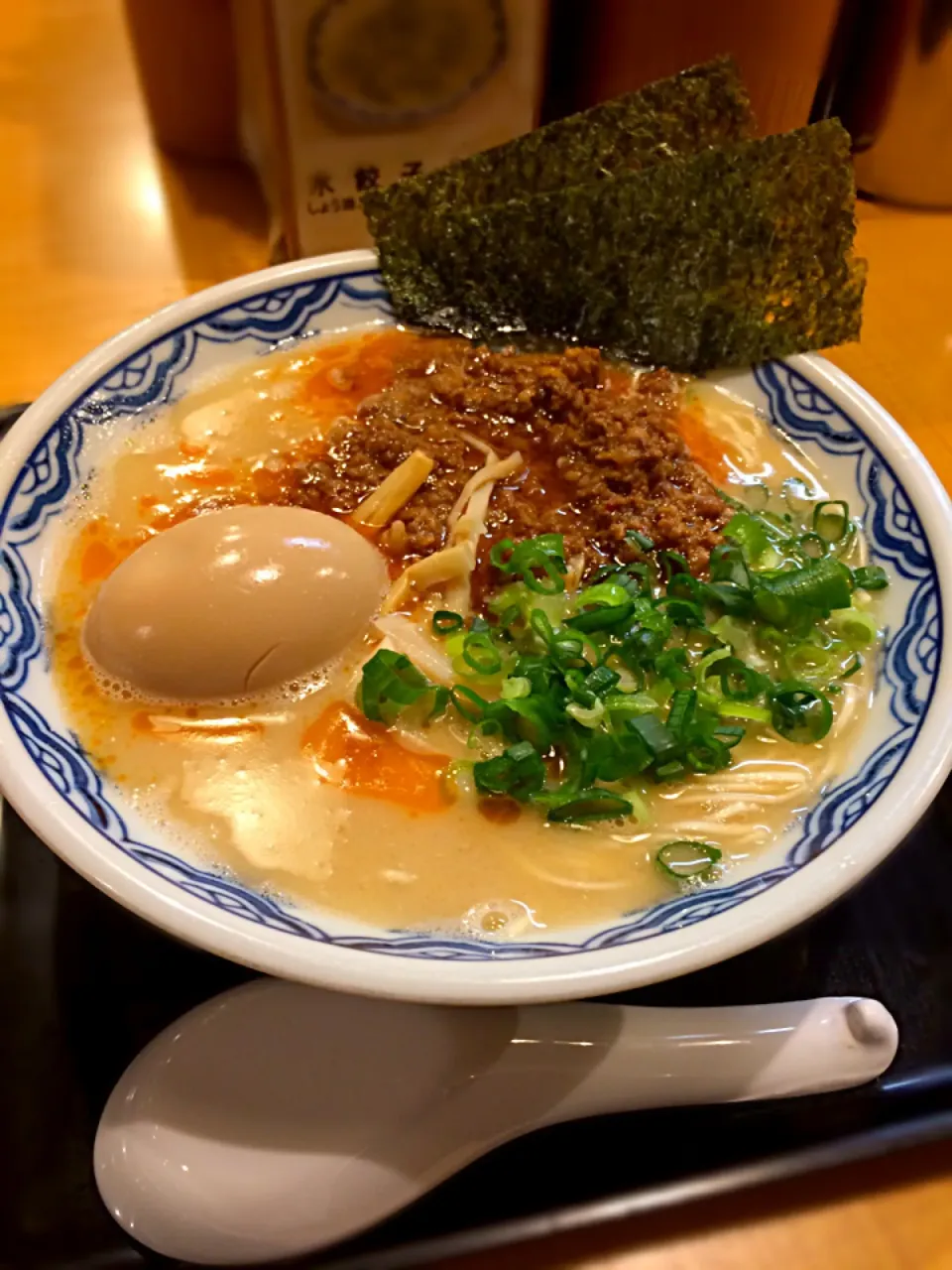 柚子坦々麺＋半熟卵|toshi,I🍴さん